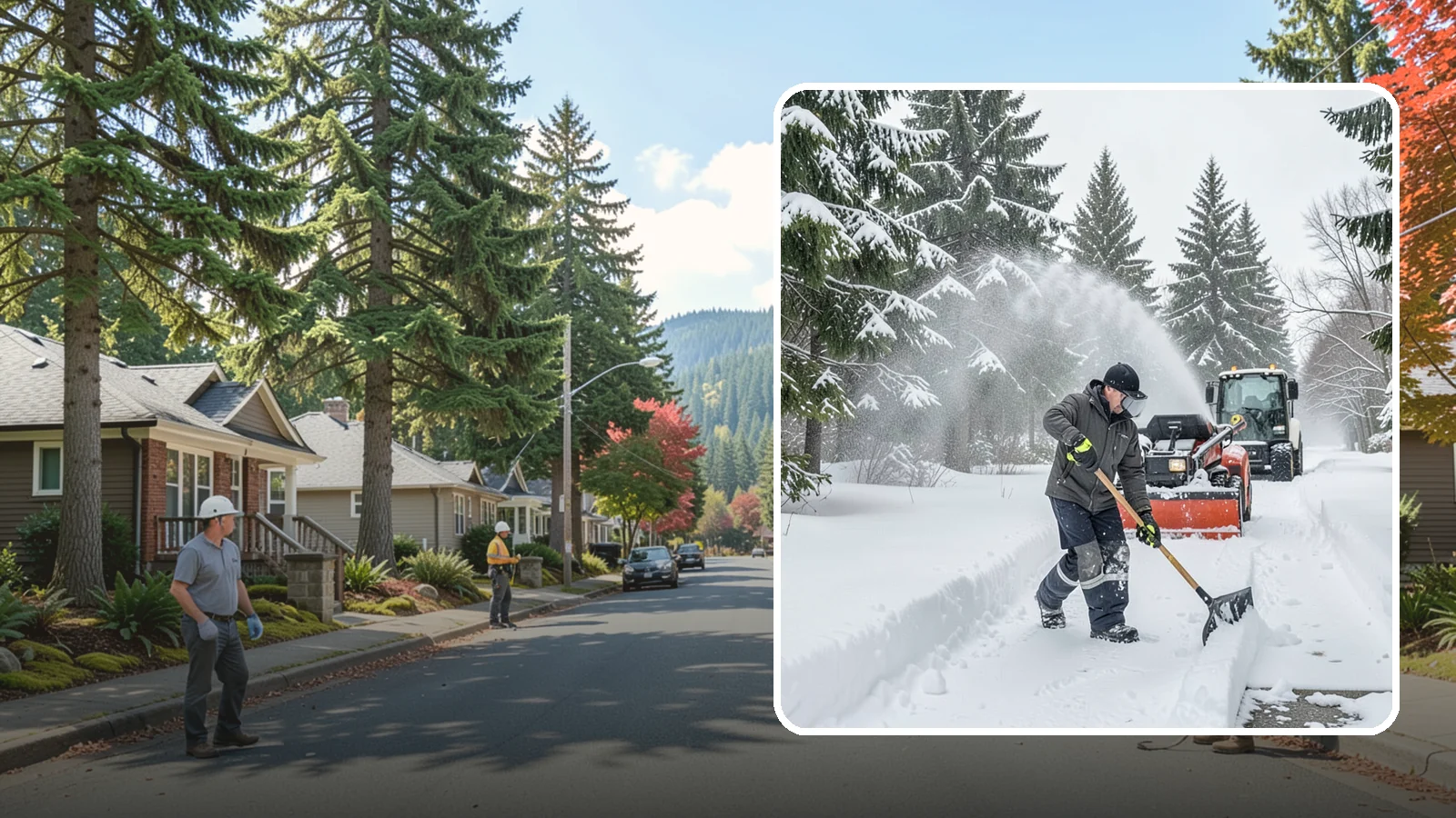 Snow Shoveling Services in Hunts Point, King County, WA - We hand-shovel walks, steps, and entries where careful clearing matters more than machine speed.