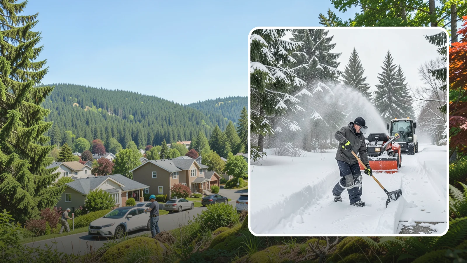 Snow Shoveling Services in Index, Snohomish County, WA - We hand-shovel walks, steps, and entries where careful clearing matters more than machine speed.