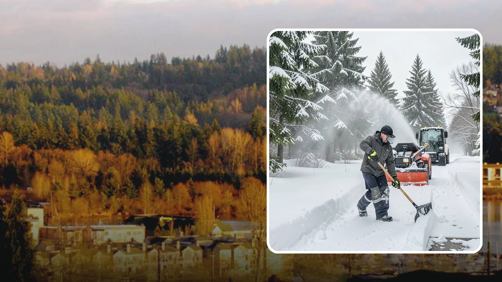 Snow Shoveling Services in Kenmore, King County, WA - We hand-shovel walks, steps, and entries where careful clearing matters more than machine speed.