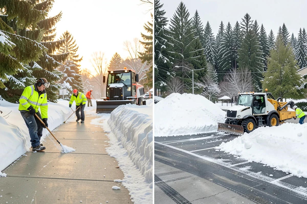 Snow Shoveling Services in Kenmore, King County, WA - We identify the surfaces best suited to hand work