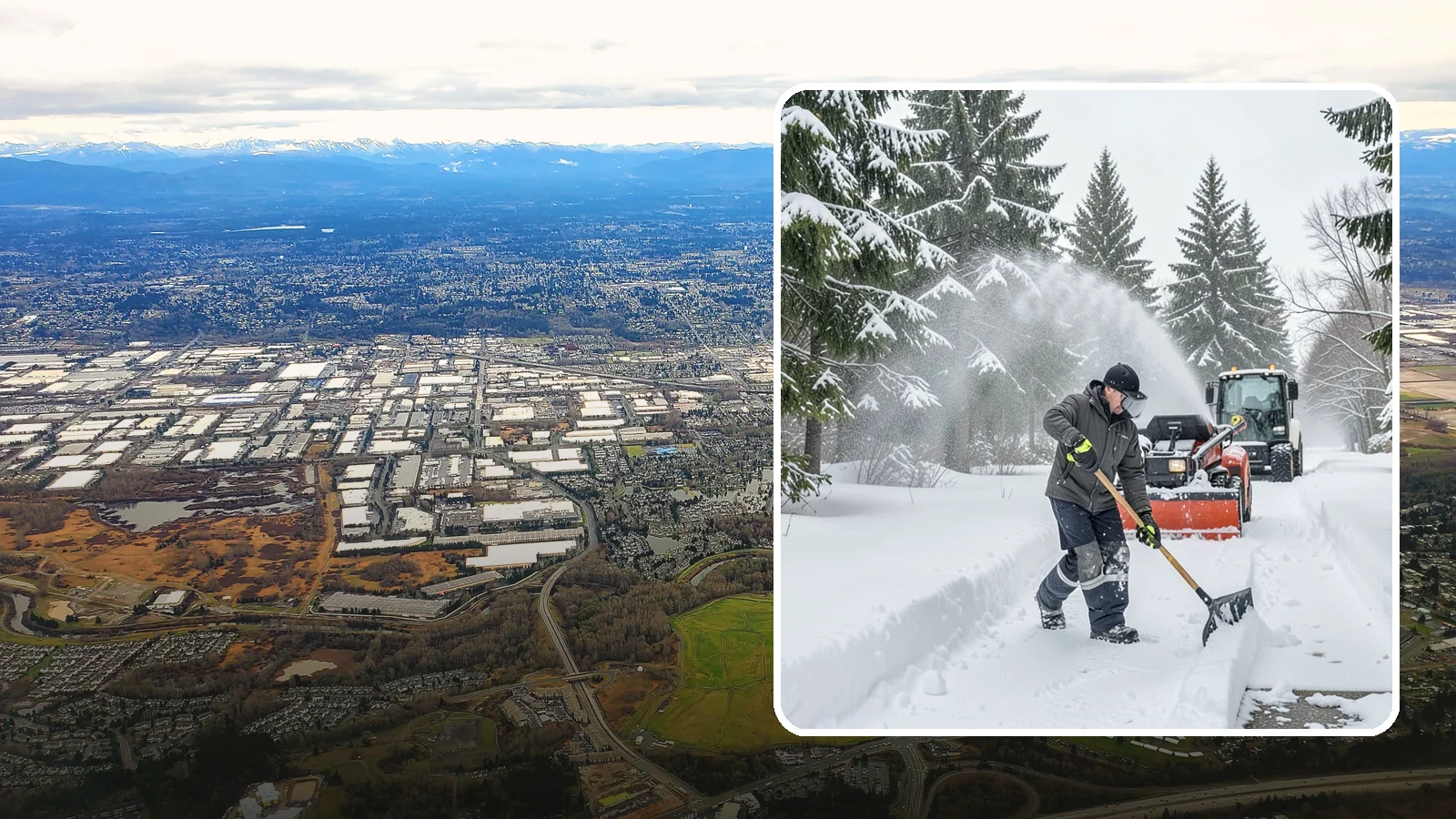 Snow Shoveling Services in Kent, King County, WA - We hand-shovel walks, steps, and entries where careful clearing matters more than machine speed.