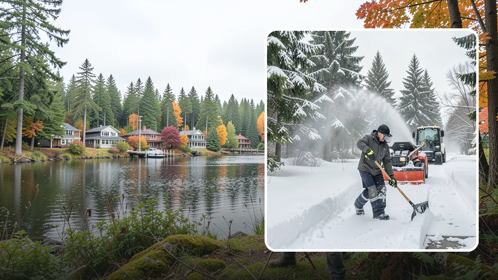 Snow Shoveling Services in La Conner, Skagit County, WA - We hand-shovel walks, steps, and entries where careful clearing matters more than machine speed.