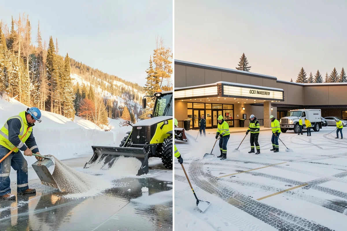 Snow Shoveling Services in Lake Forest Park, King County, WA - We identify the surfaces best suited to hand work