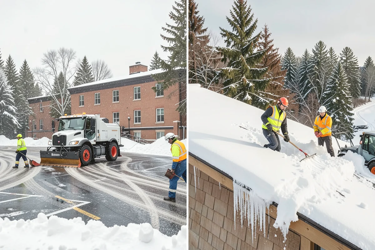 Snow Shoveling Services in Lake Stevens, Snohomish County, WA - We identify the surfaces best suited to hand work