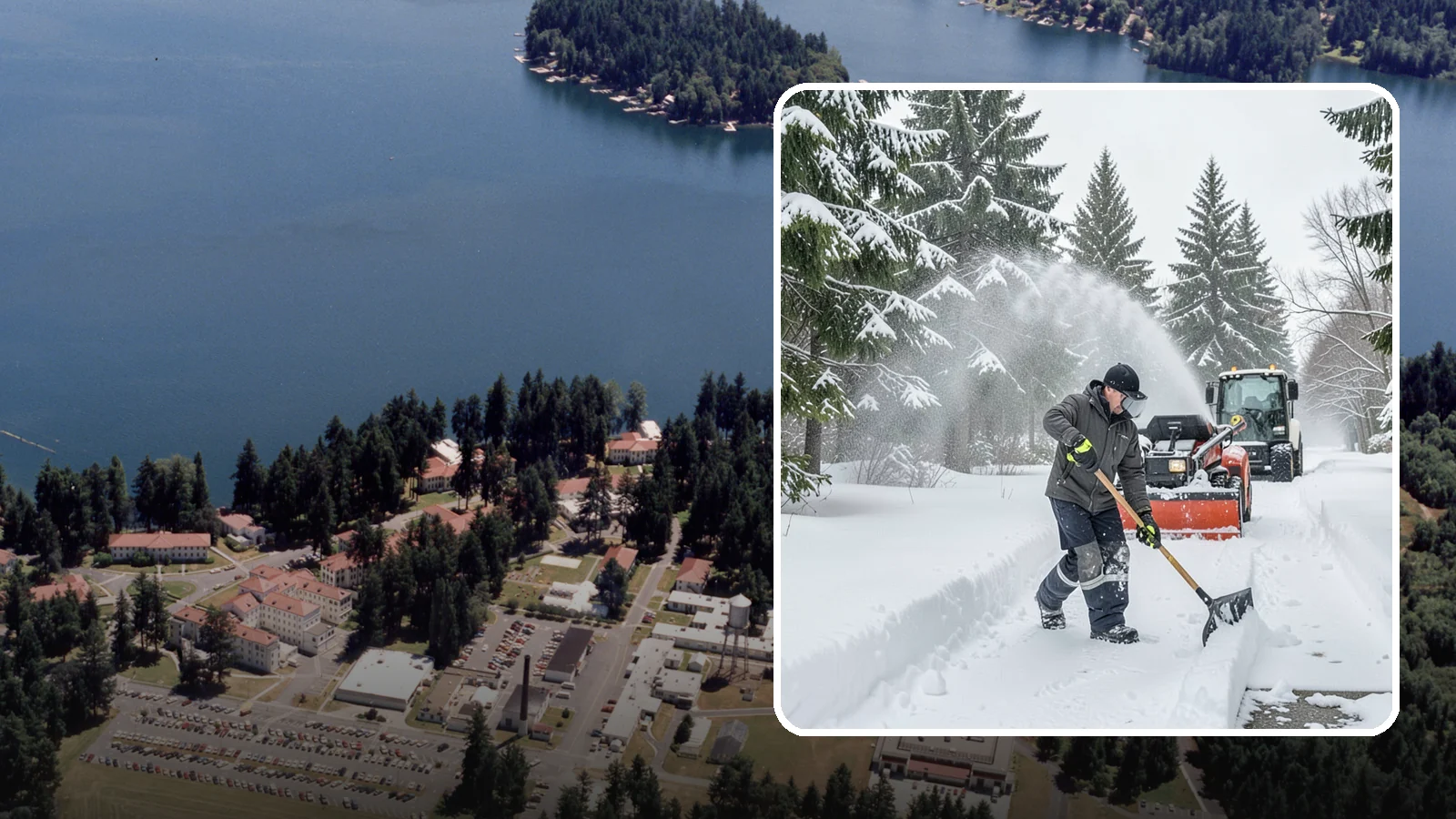 Snow Shoveling Services in Lakewood, Pierce County, WA - We hand-shovel walks, steps, and entries where careful clearing matters more than machine speed.