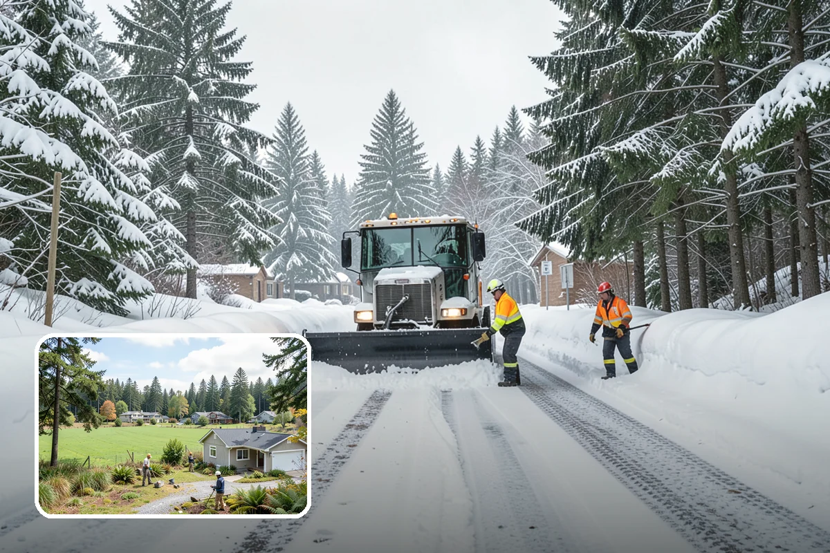 Snow Shoveling Services in Lyman, Skagit County, WA - Protects finished and decorative surfaces from damage