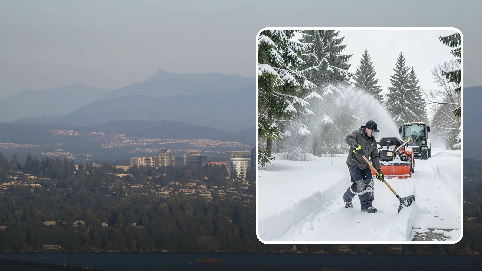 Snow Shoveling Services in Medina, King County, WA - We hand-shovel walks, steps, and entries where careful clearing matters more than machine speed.