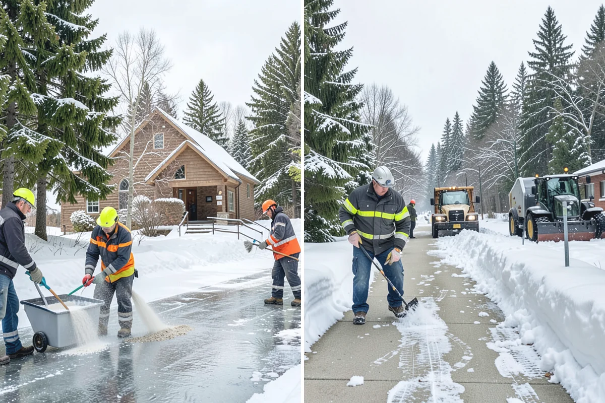 Snow Shoveling Services in Medina, King County, WA - We identify the surfaces best suited to hand work