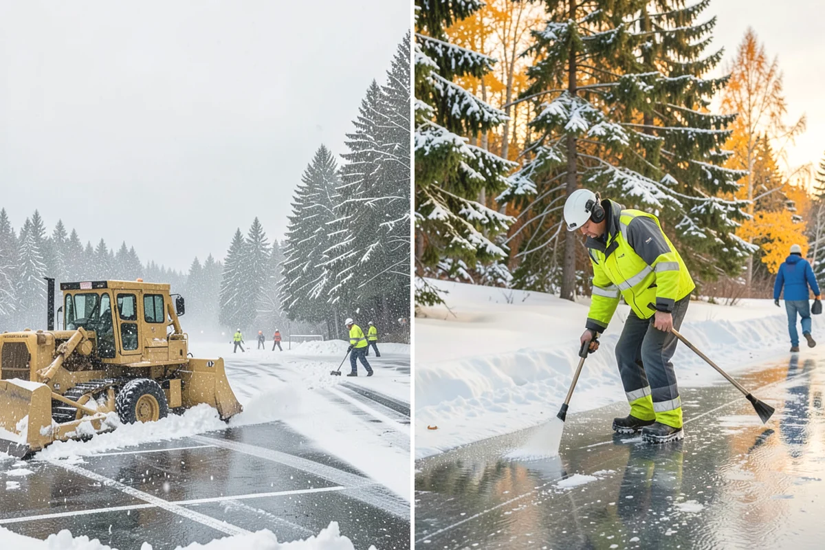 Snow Shoveling Services in Mill Creek, Snohomish County, WA - We identify the surfaces best suited to hand work