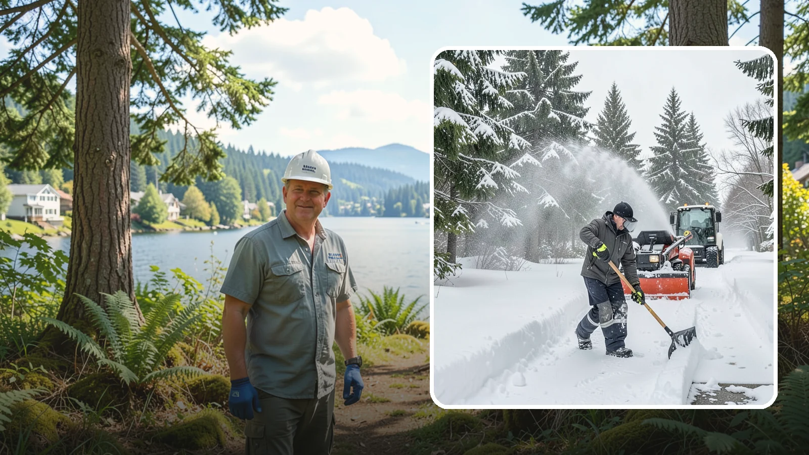 Snow Shoveling Services in Milton, King County, WA - We hand-shovel walks, steps, and entries where careful clearing matters more than machine speed.