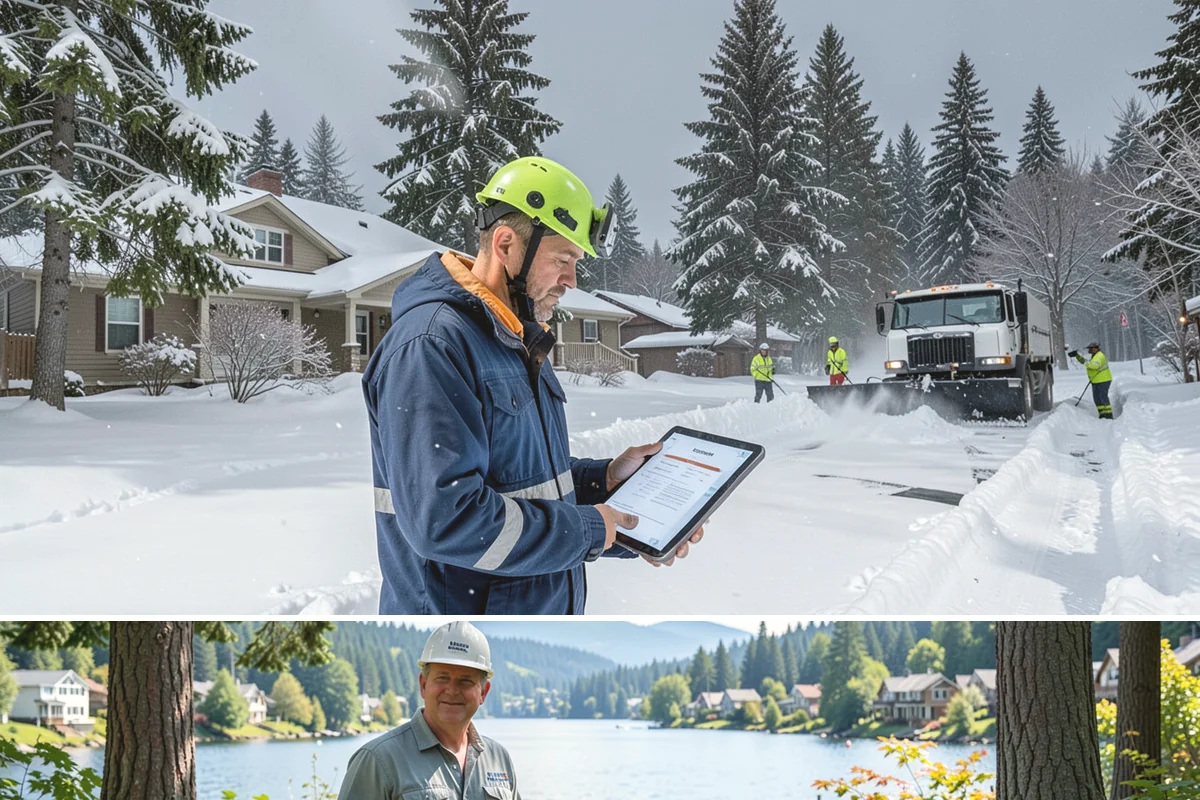Snow Shoveling Services in Milton, King County, WA - Book hand-shoveling in early winter so detailed clearing is ready for the season's first snow.