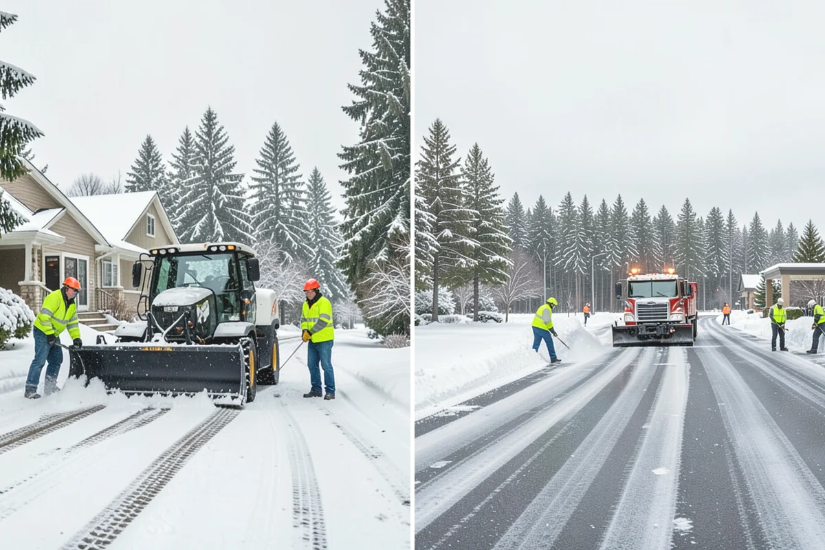 Snow Shoveling Services in Mountlake Terrace, Snohomish County, WA - We identify the surfaces best suited to hand work