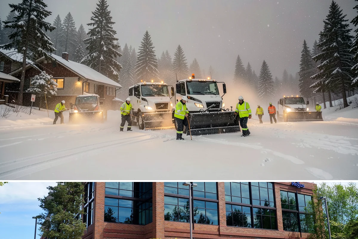 Snow Shoveling Services in Mountlake Terrace, Snohomish County, WA - Book hand-shoveling in early winter so detailed clearing is ready for the season's first snow.