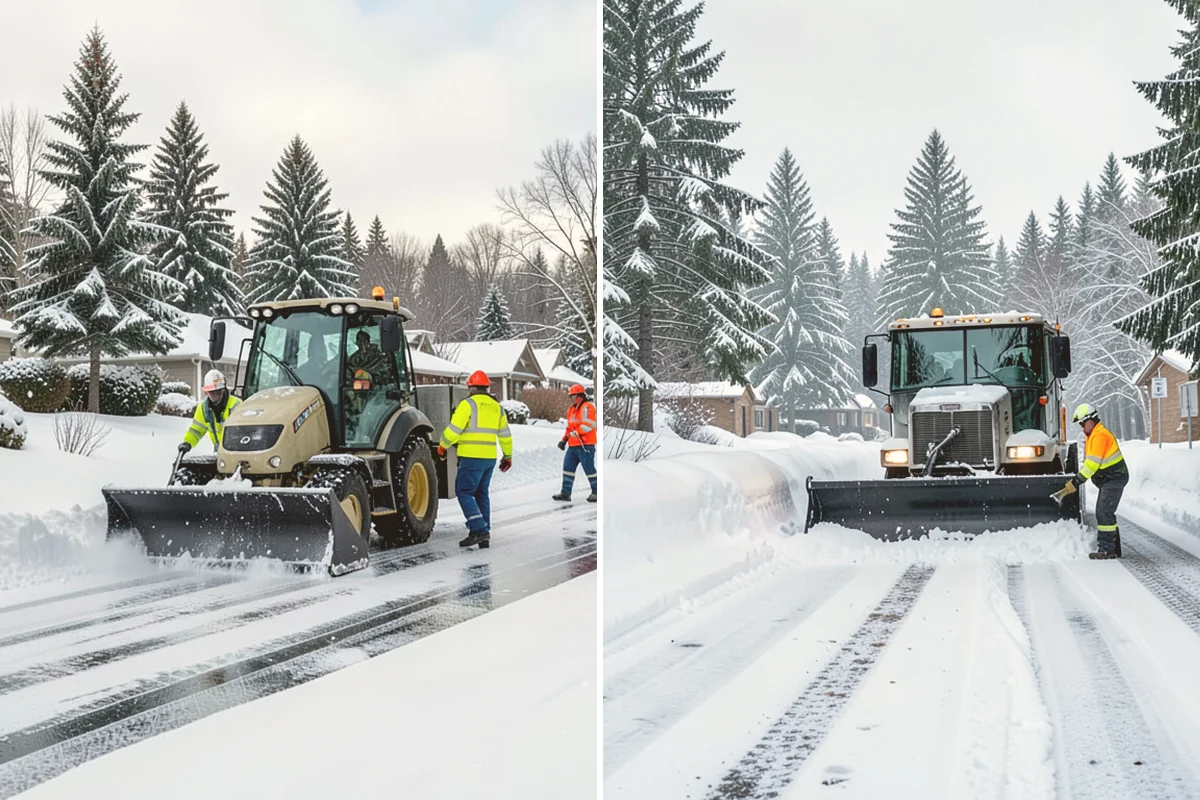 Snow Shoveling Services in Newcastle, King County, WA - We identify the surfaces best suited to hand work