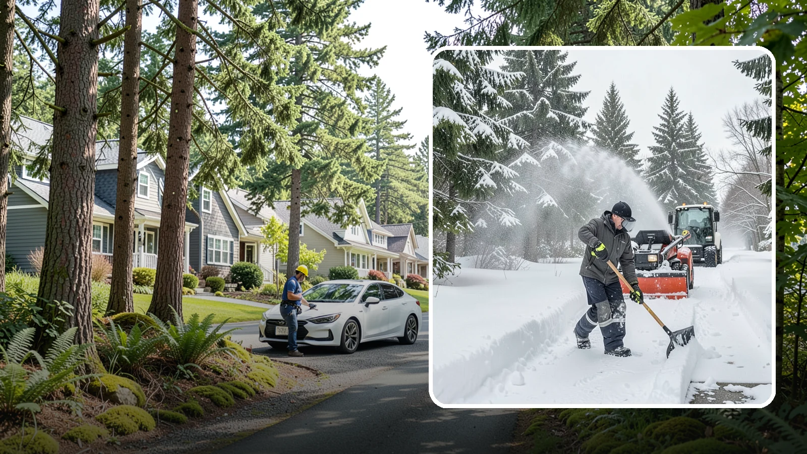 Snow Shoveling Services in Normandy Park, King County, WA - We hand-shovel walks, steps, and entries where careful clearing matters more than machine speed.