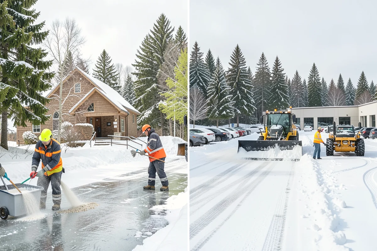 Snow Shoveling Services in North Bend, King County, WA - We identify the surfaces best suited to hand work