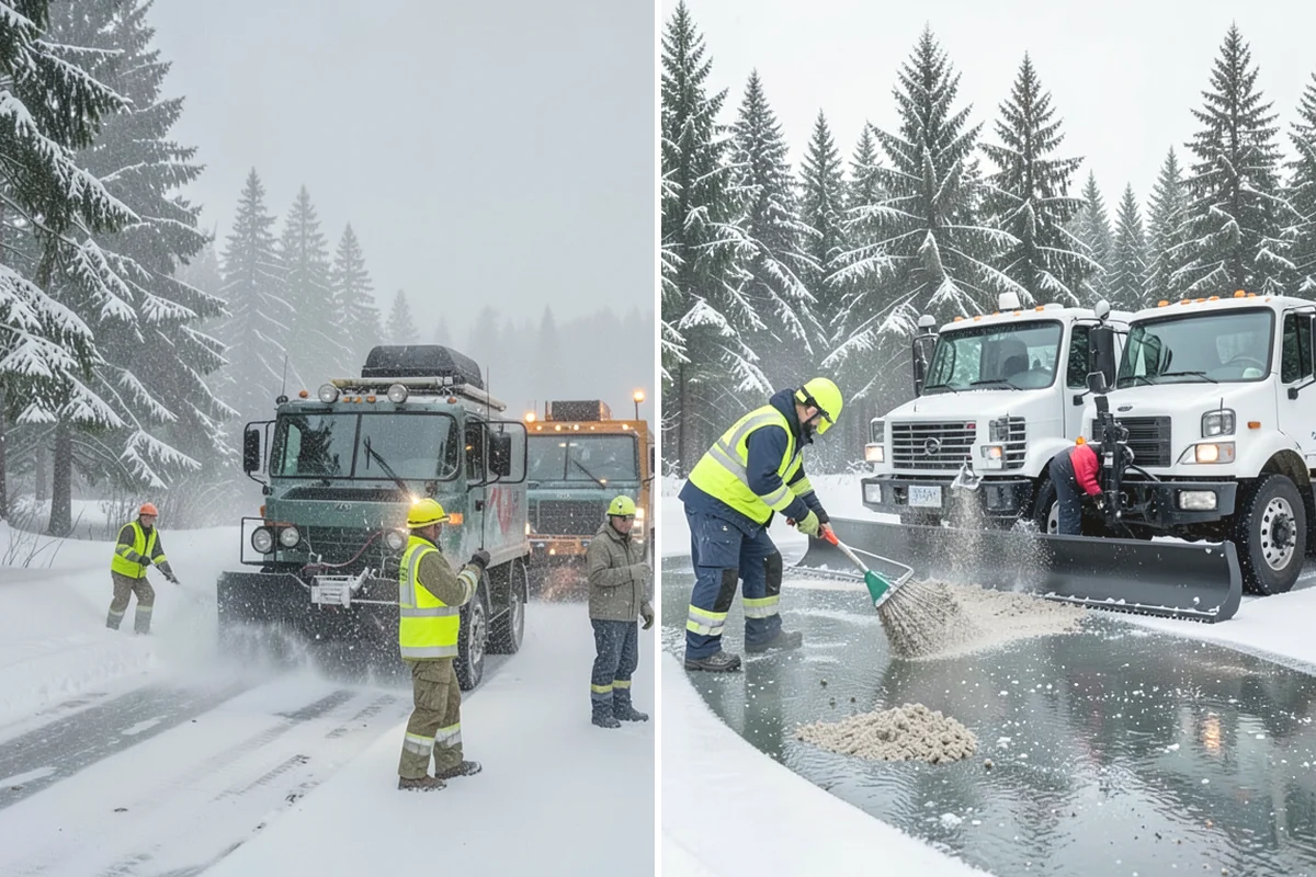 Snow Shoveling Services in Oak Harbor, Island County, WA - We identify the surfaces best suited to hand work