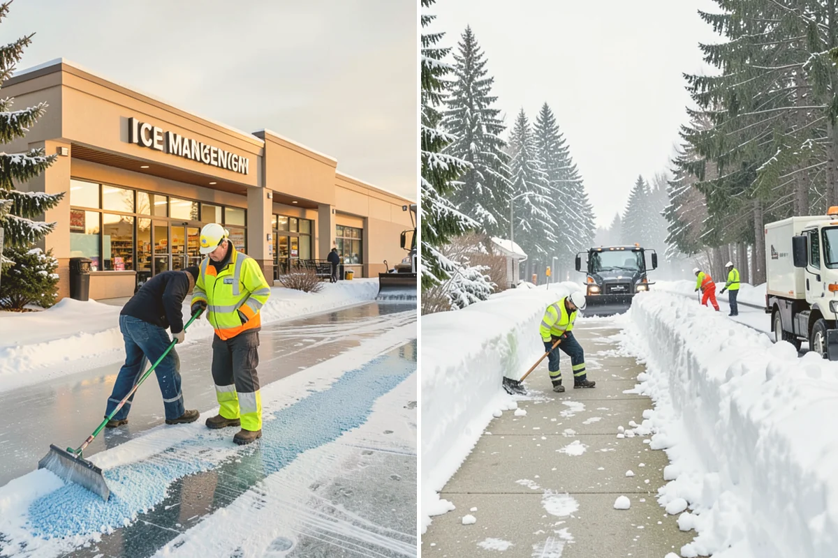 Snow Shoveling Services in Orting, Pierce County, WA - We identify the surfaces best suited to hand work