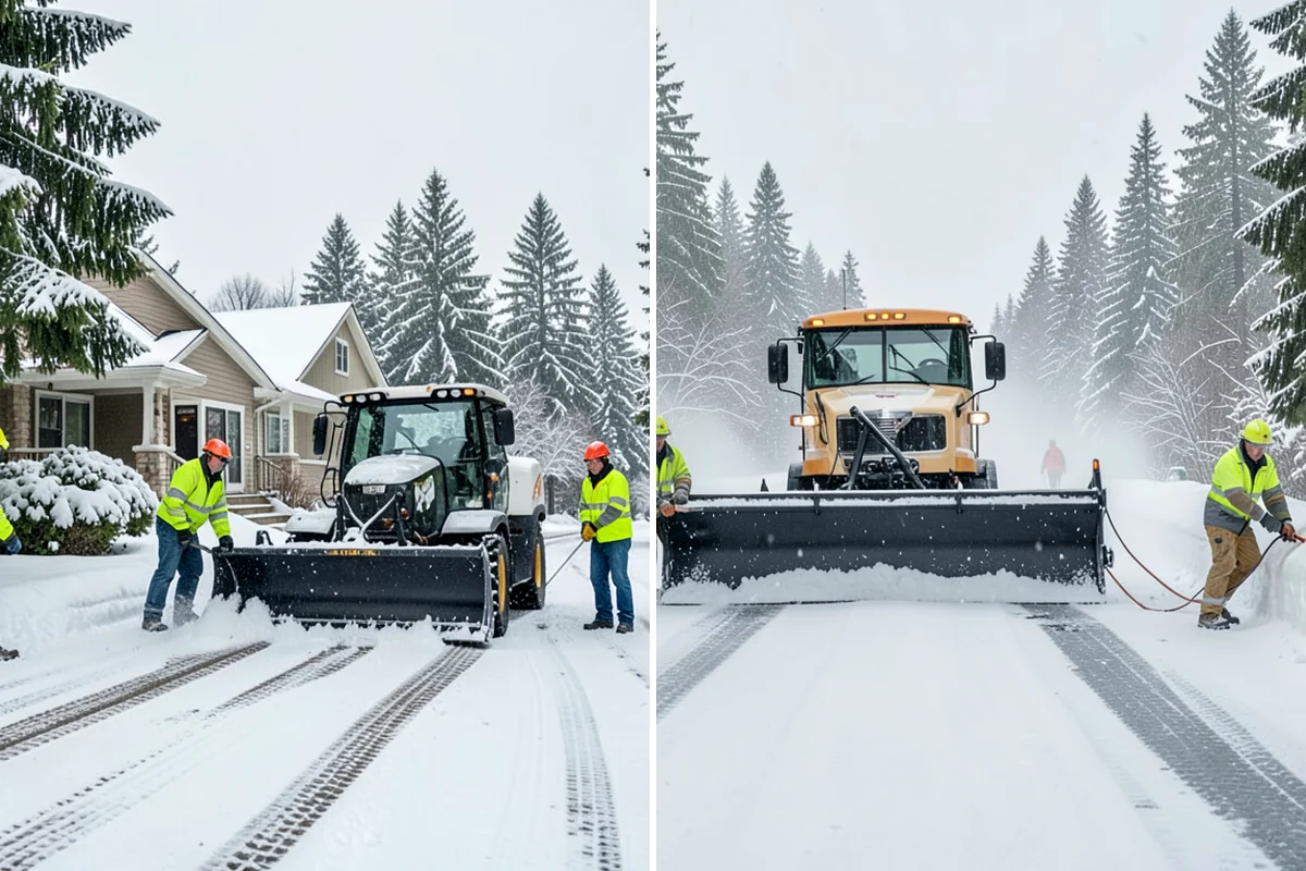 Snow Shoveling Services in Pacific, King County, WA - We identify the surfaces best suited to hand work