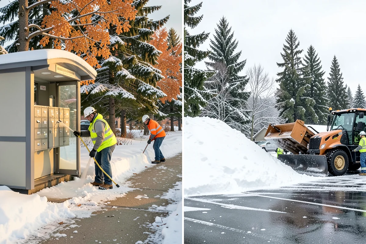 Snow Shoveling Services in Puyallup, Pierce County, WA - We identify the surfaces best suited to hand work