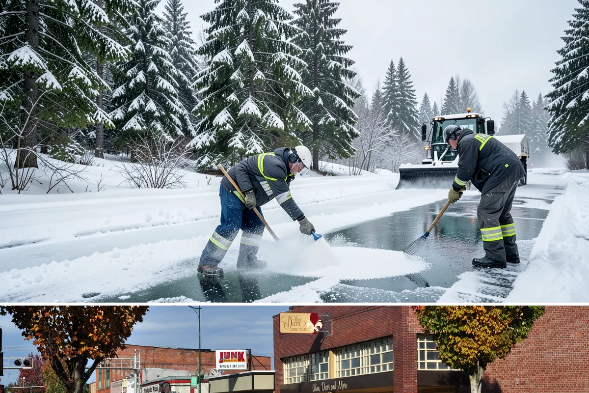 Snow Shoveling Services in Puyallup, Pierce County, WA - Book hand-shoveling in early winter so detailed clearing is ready for the season's first snow.