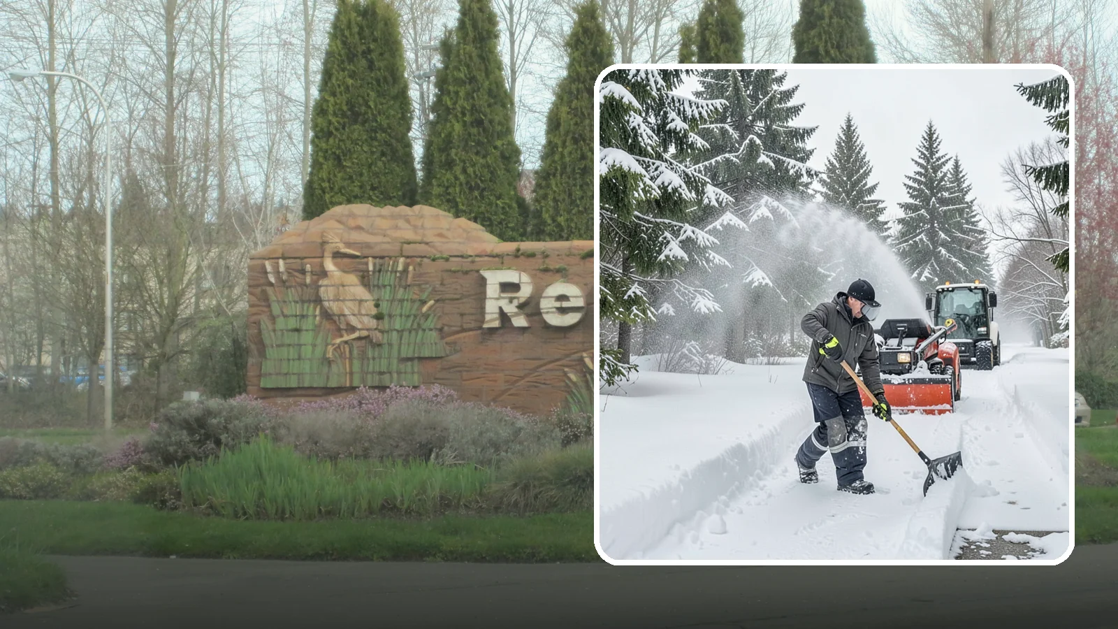Snow Shoveling Services in Renton, King County, WA - We hand-shovel walks, steps, and entries where careful clearing matters more than machine speed.