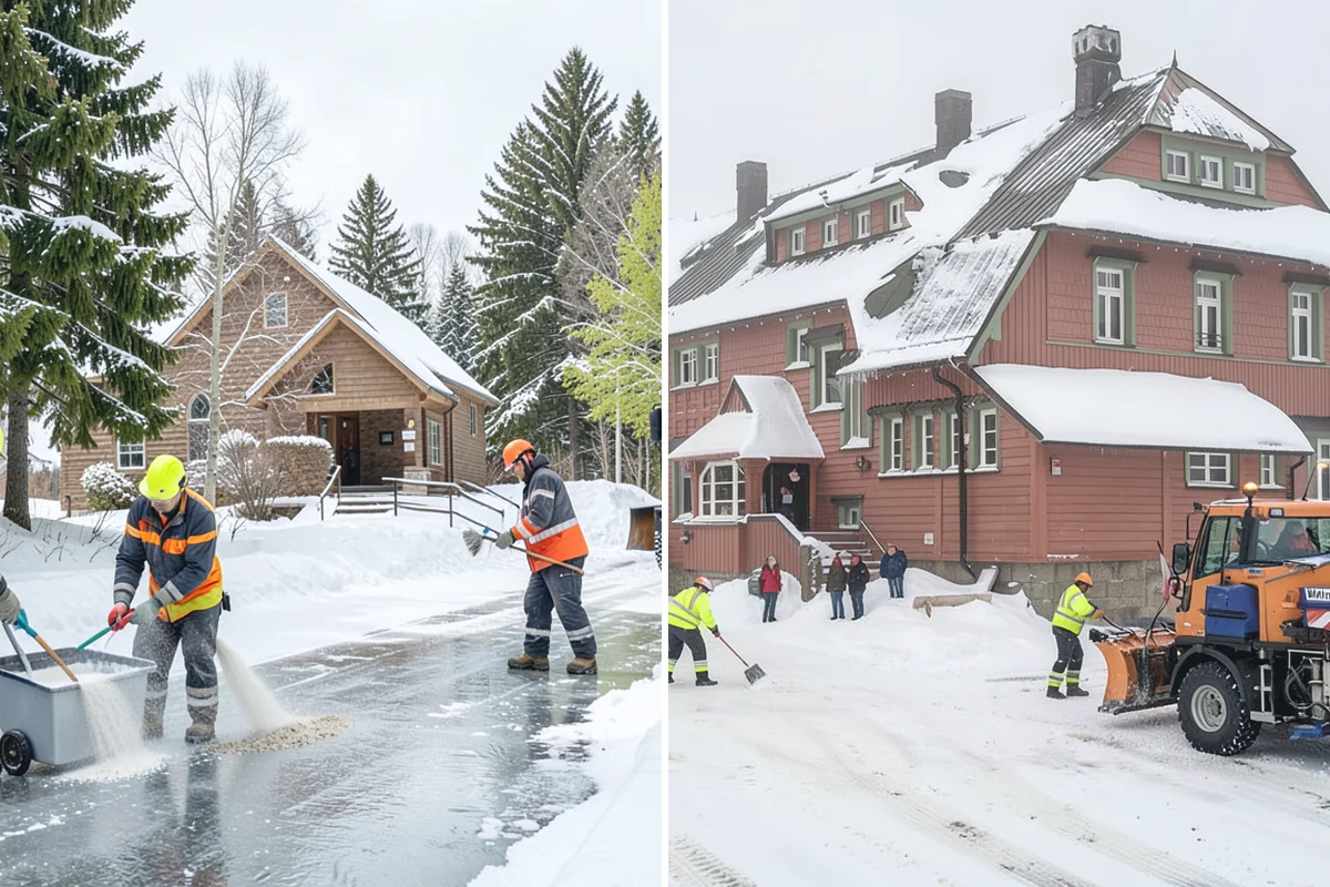 Snow Shoveling Services in Renton, King County, WA - We identify the surfaces best suited to hand work