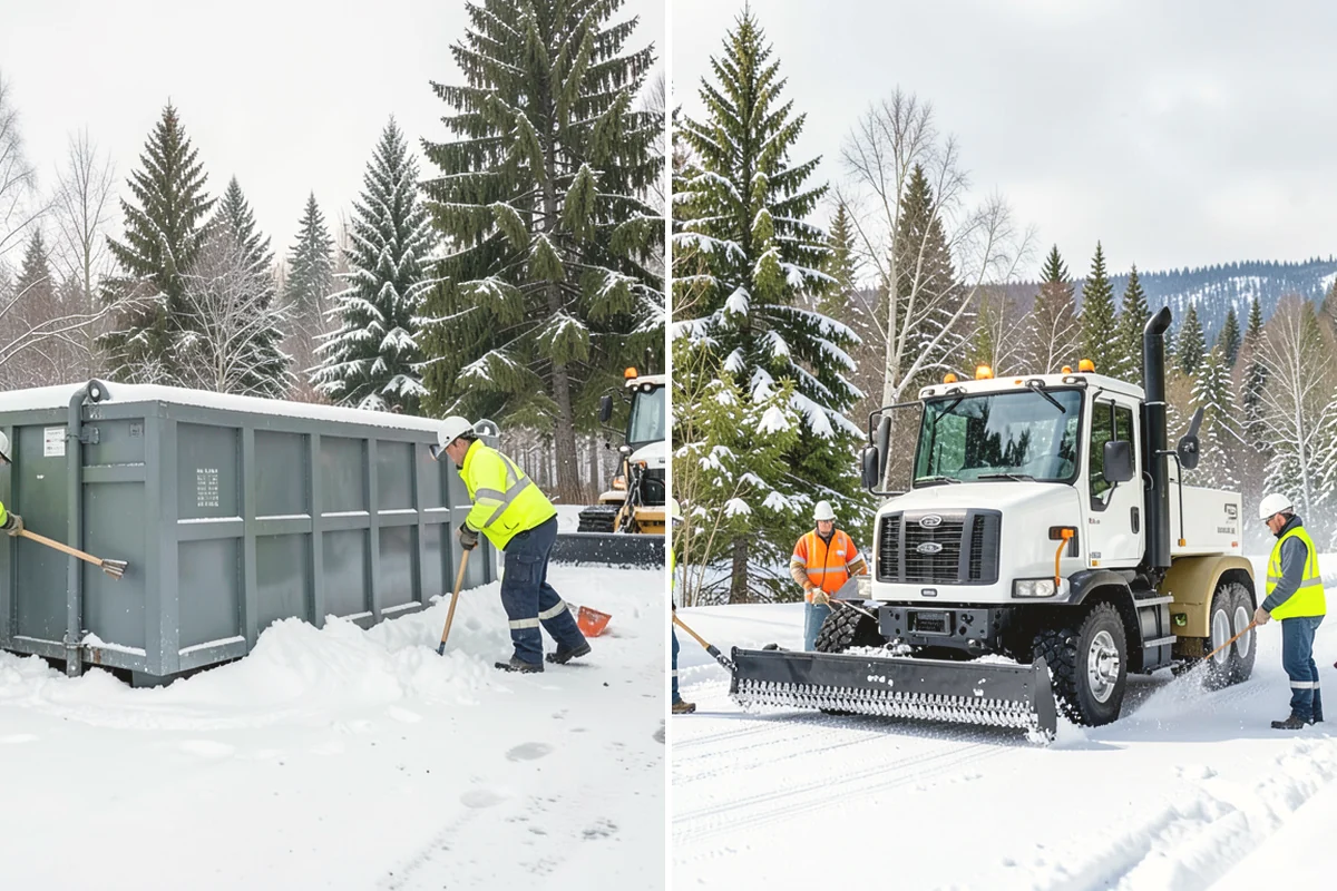 Snow Shoveling Services in Ruston, Pierce County, WA - We identify the surfaces best suited to hand work