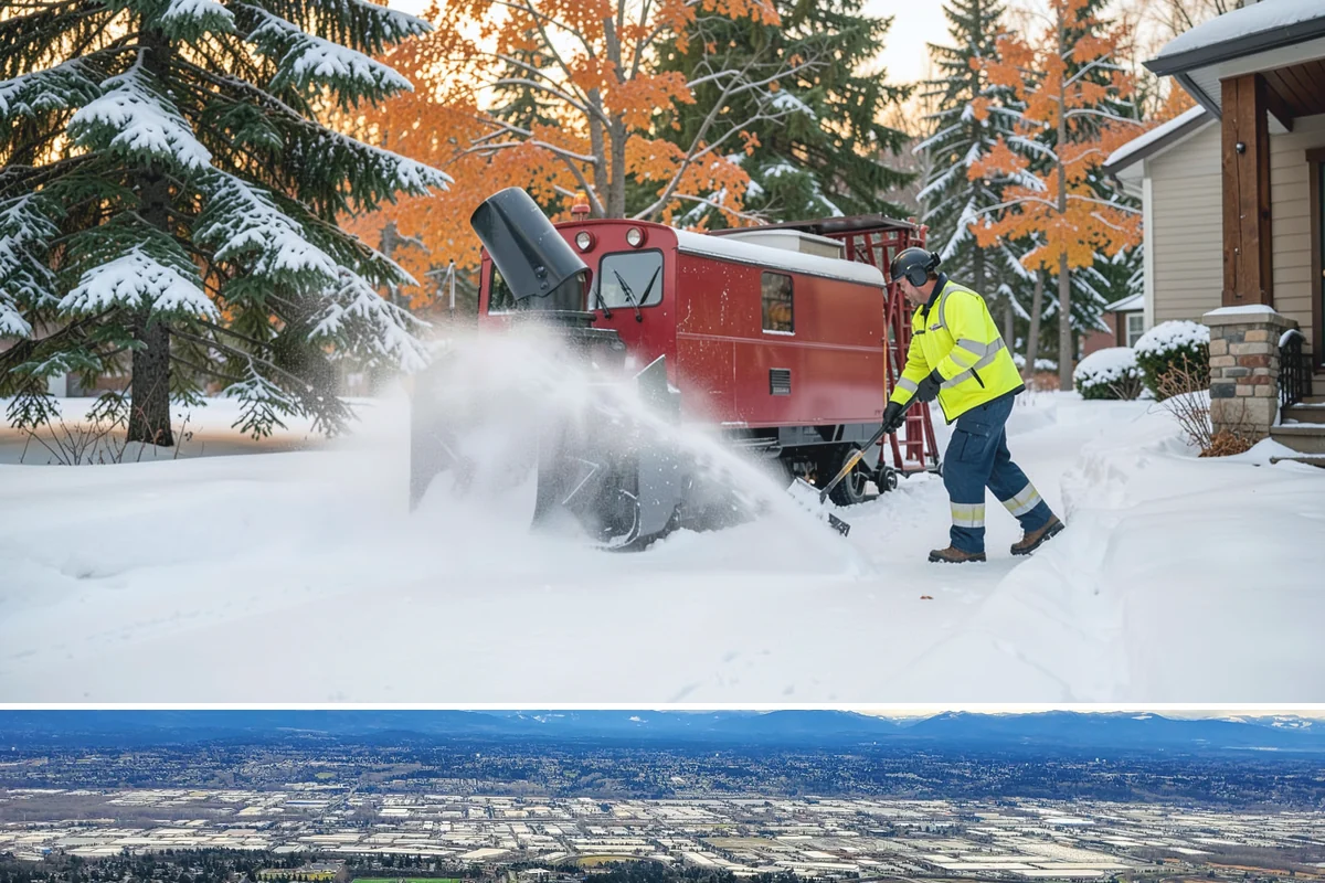 Snow Shoveling Services in SeaTac, King County, WA - Book hand-shoveling in early winter so detailed clearing is ready for the season's first snow.