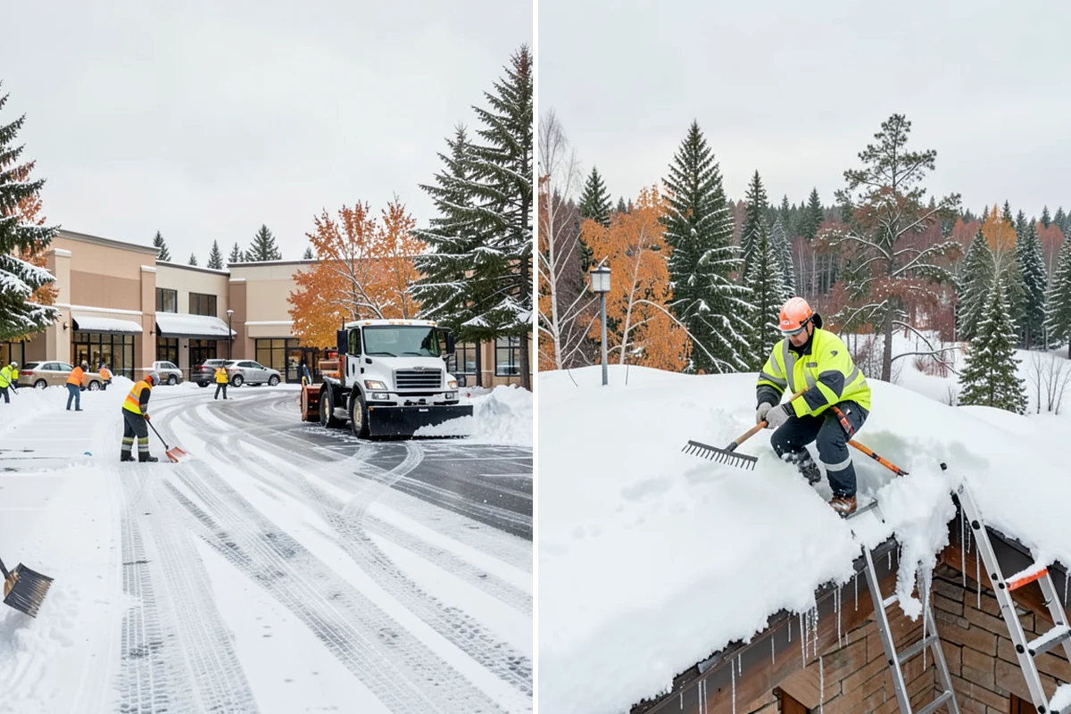 Snow Shoveling Services in Seattle, King County, WA - We identify the surfaces best suited to hand work