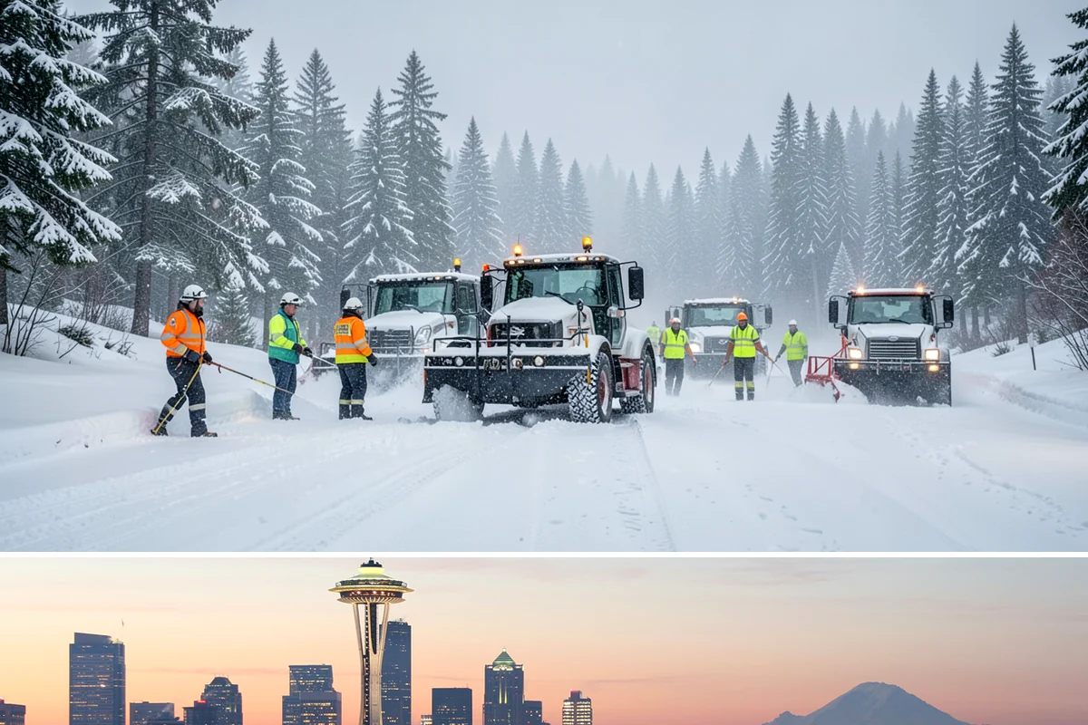 Snow Shoveling Services in Seattle, King County, WA - Book hand-shoveling in early winter so detailed clearing is ready for the season's first snow.