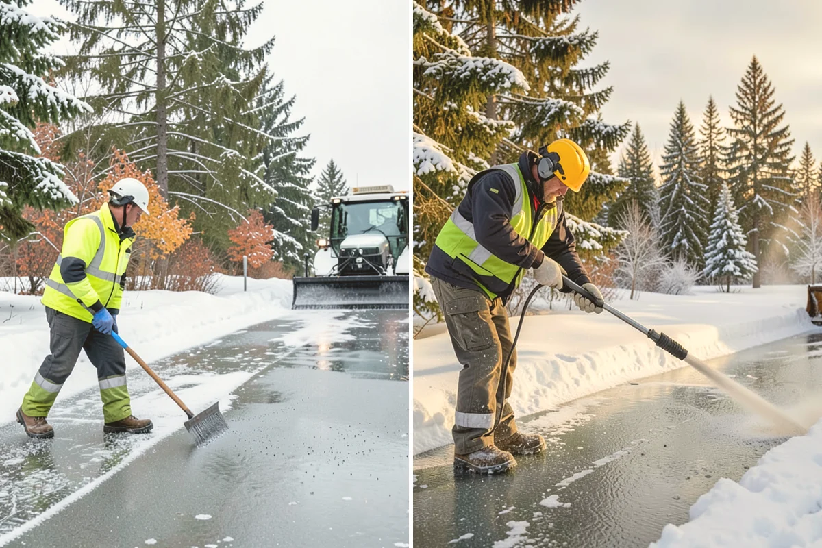 Snow Shoveling Services in Snohomish, Snohomish County, WA - We identify the surfaces best suited to hand work
