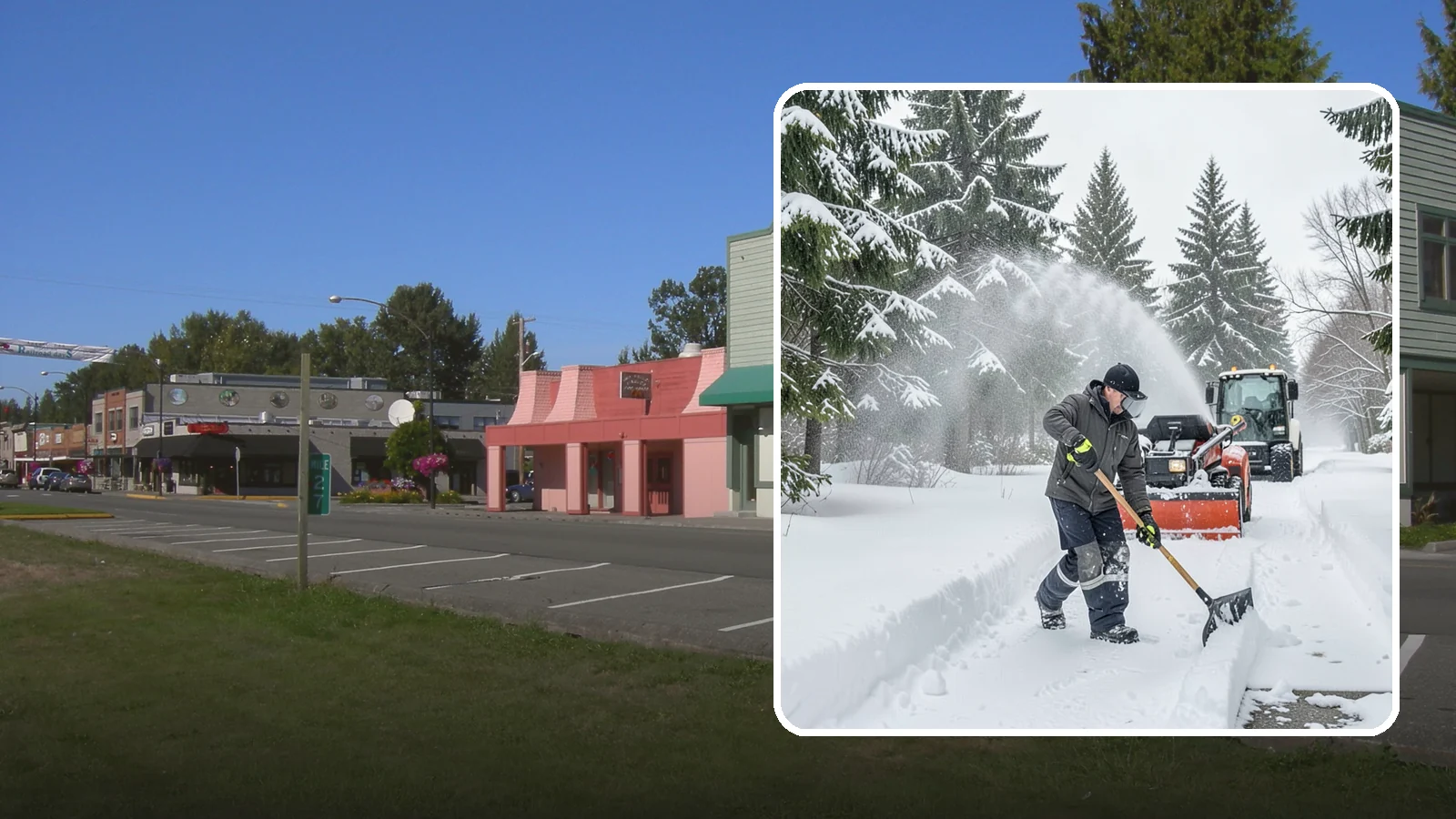 Snow Shoveling Services in Snoqualmie, King County, WA - We hand-shovel walks, steps, and entries where careful clearing matters more than machine speed.