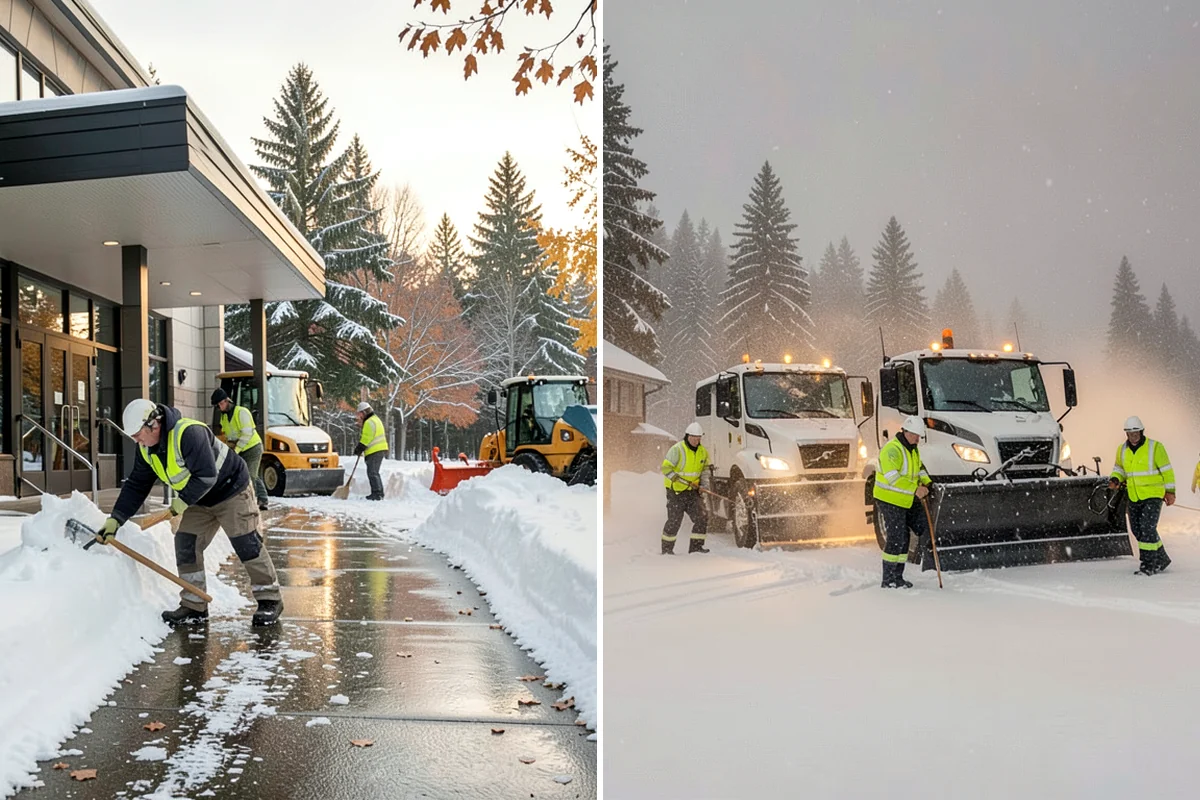 Snow Shoveling Services in Snoqualmie, King County, WA - We identify the surfaces best suited to hand work
