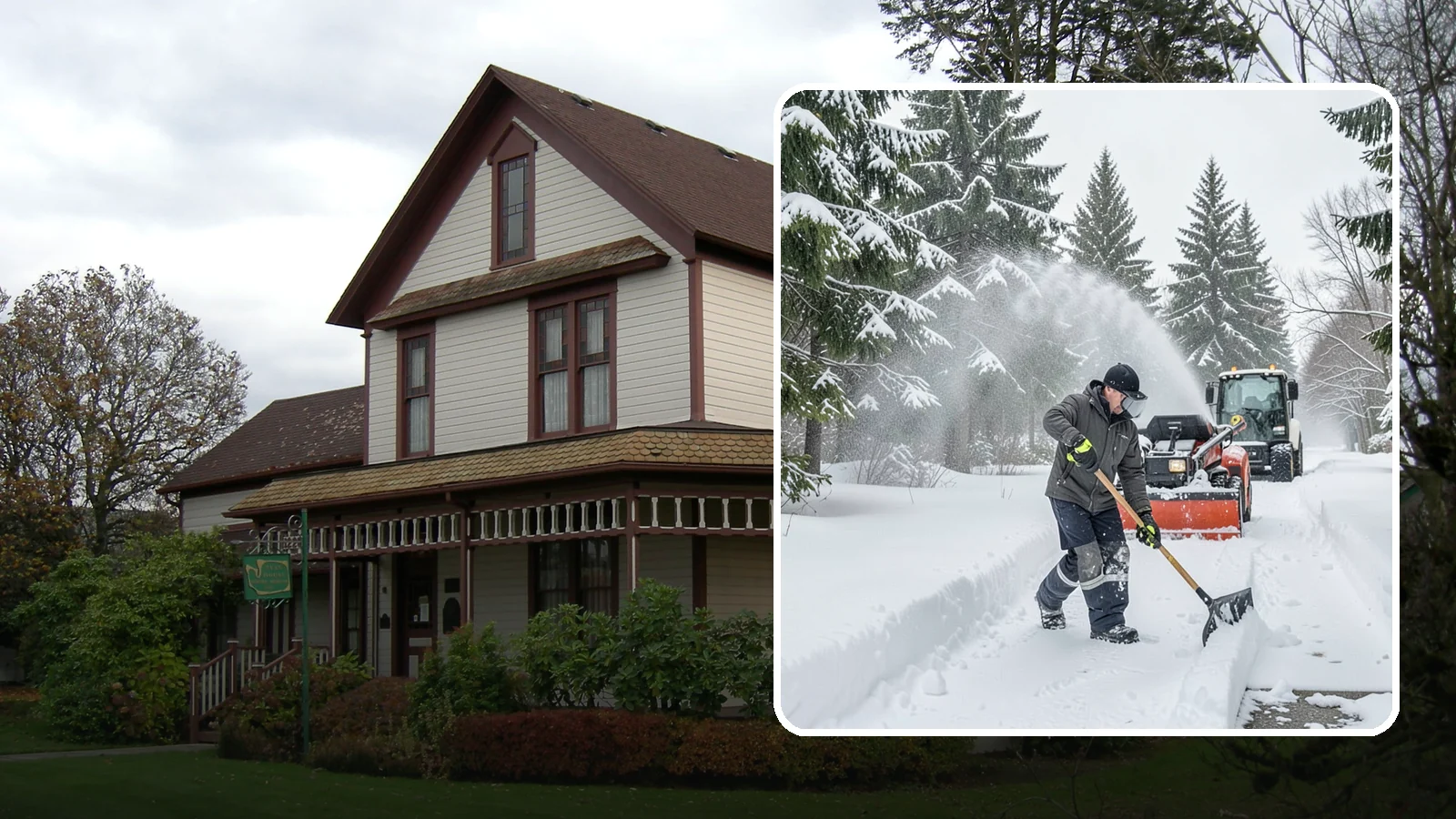 Snow Shoveling Services in Sumner, Pierce County, WA - We hand-shovel walks, steps, and entries where careful clearing matters more than machine speed.