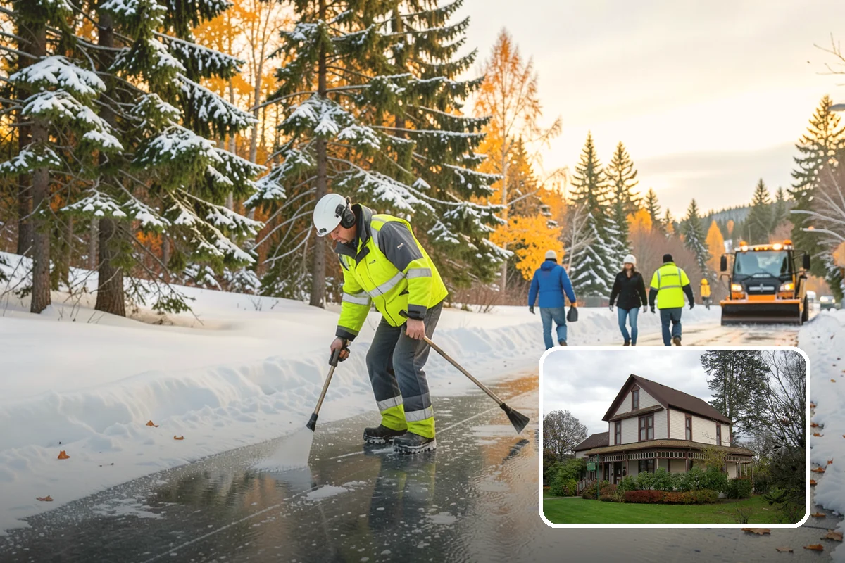 Snow Shoveling Services in Sumner, Pierce County, WA - Protects finished and decorative surfaces from damage