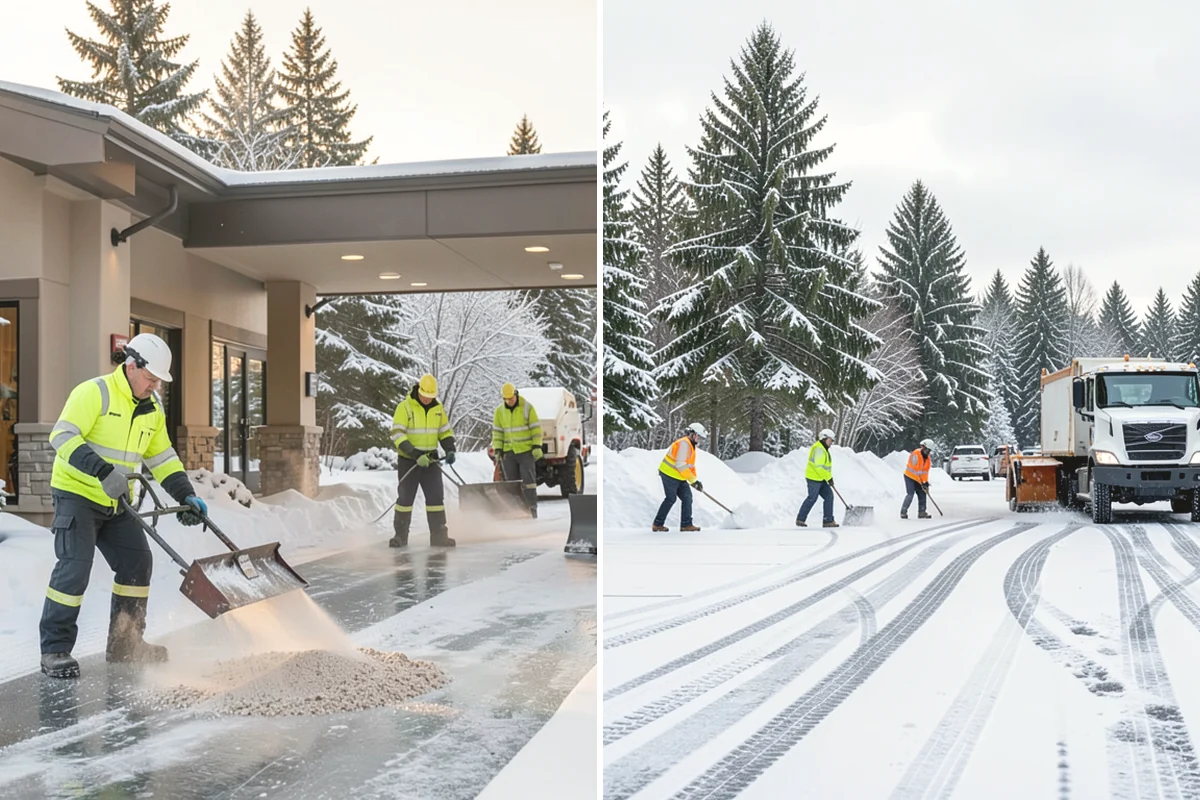 Snow Shoveling Services in Tukwila, King County, WA - We identify the surfaces best suited to hand work