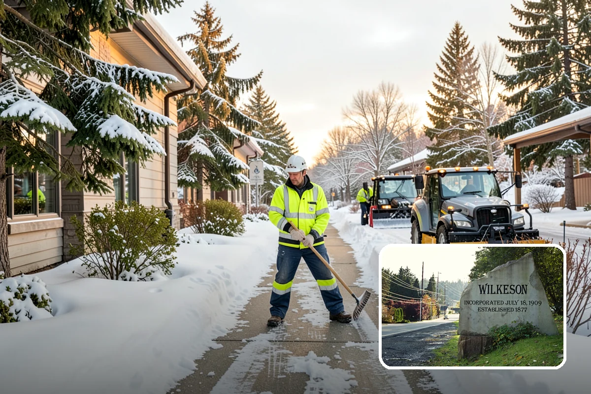Snow Shoveling Services in Wilkeson, Pierce County, WA - Protects finished and decorative surfaces from damage