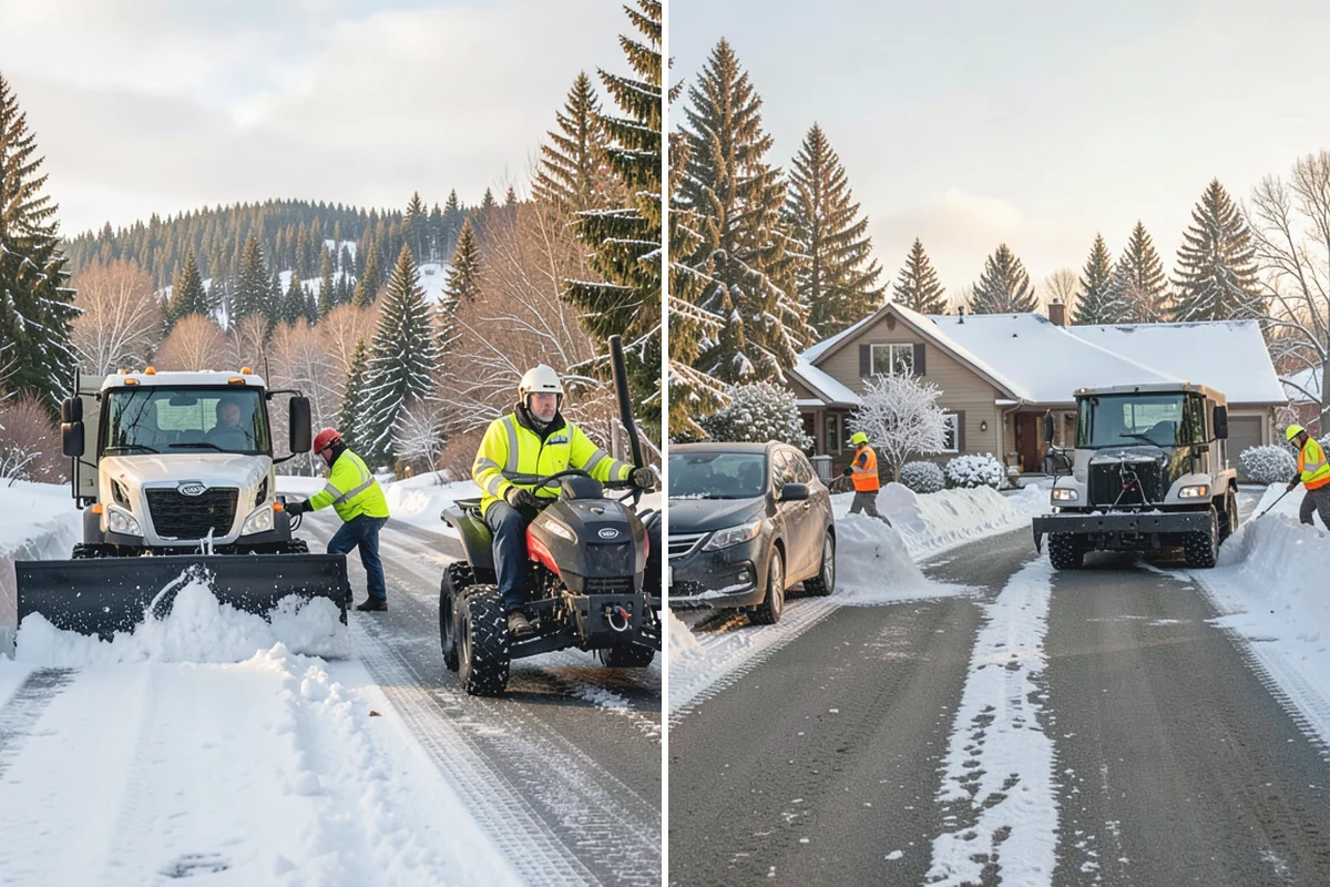 Snow Shoveling Services in Wilkeson, Pierce County, WA - We identify the surfaces best suited to hand work