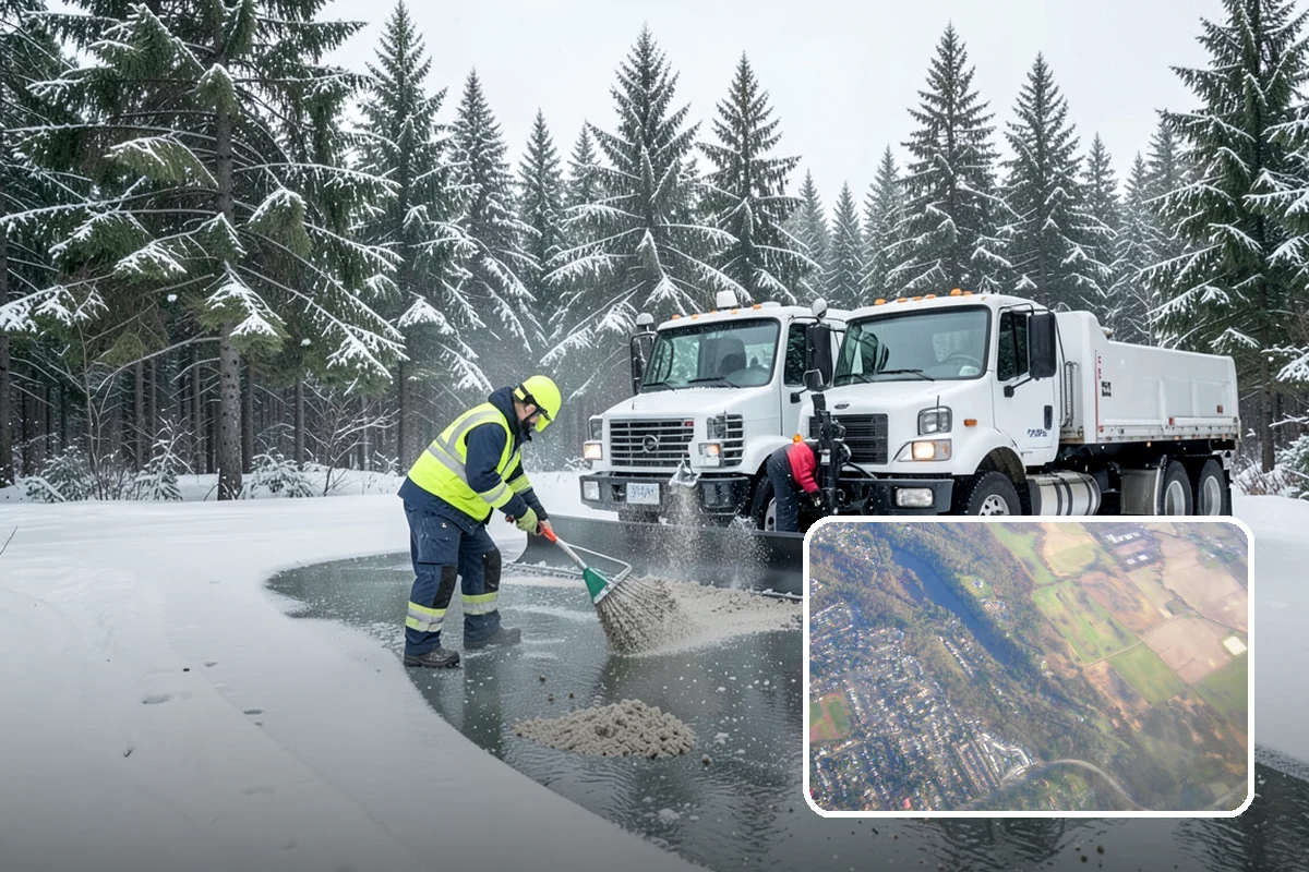 Snow Squall Response in Algona, King County, WA - Standby readiness during convergence-zone squall alerts specific to our region