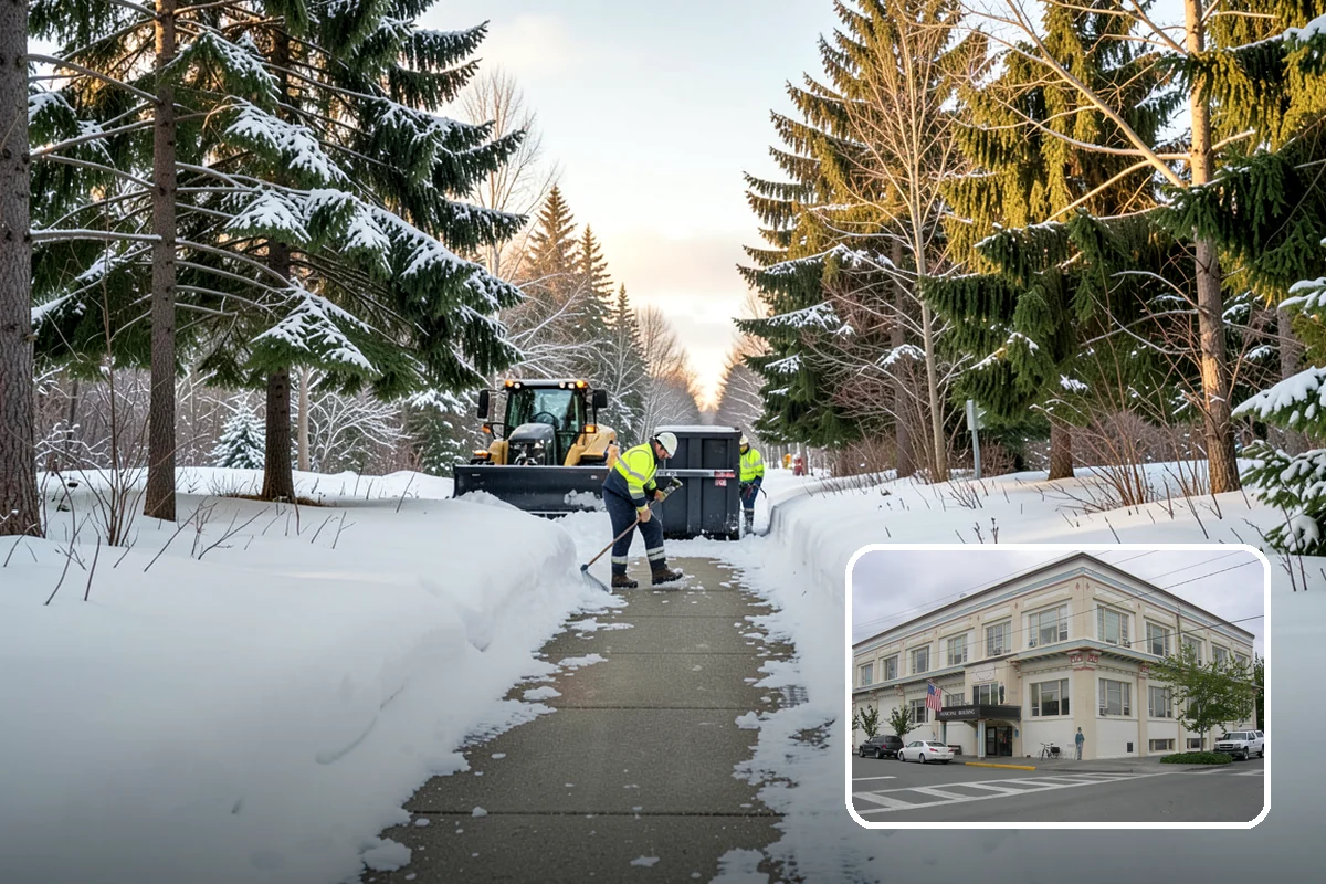 Snow Squall Response in Anacortes, Skagit County, WA - Standby readiness during convergence-zone squall alerts specific to our region