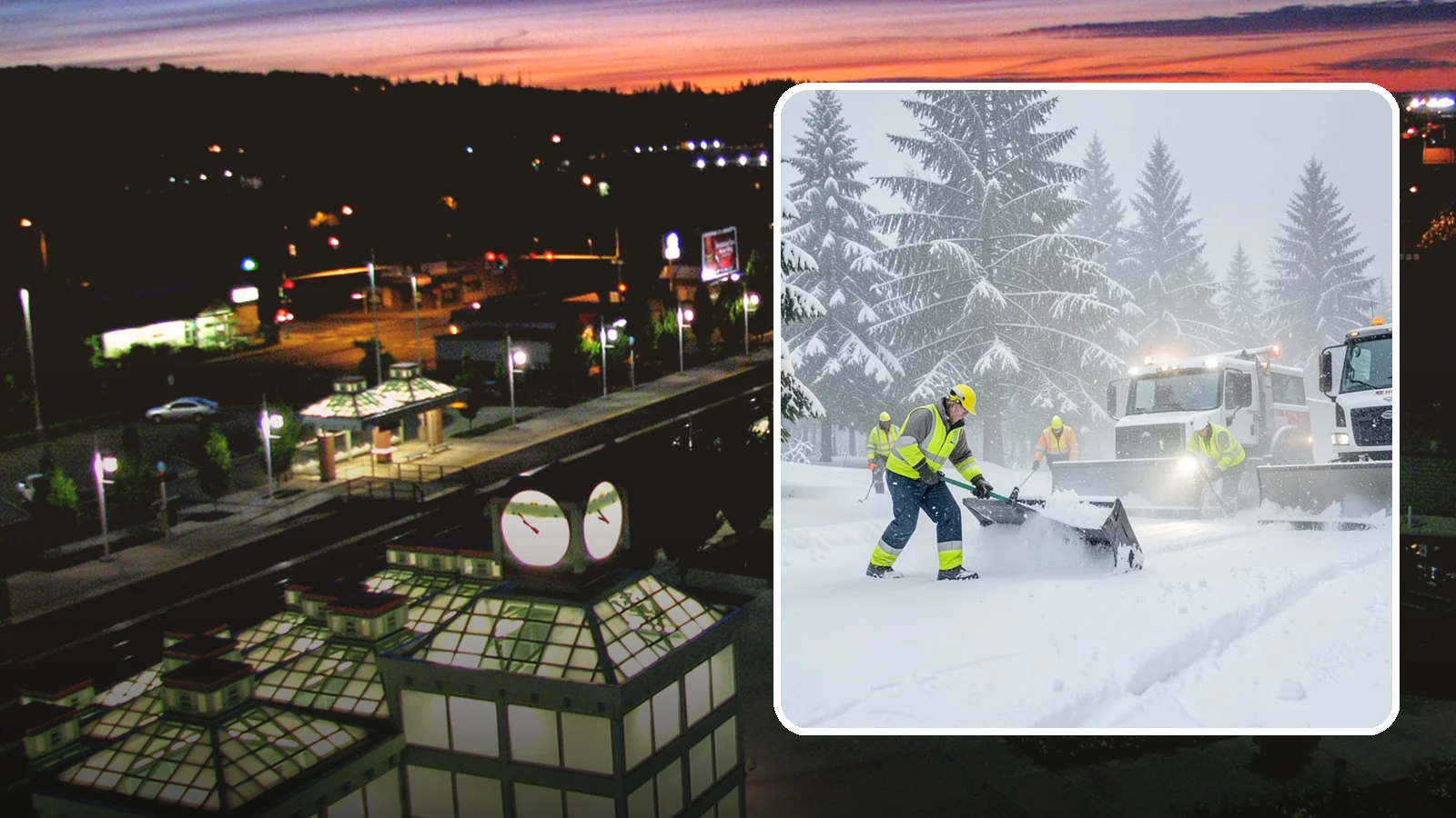Snow Squall Response in Auburn, King County, WA - We respond to sudden, intense snow squalls that drop visibility and dump quick accumulation across your property.