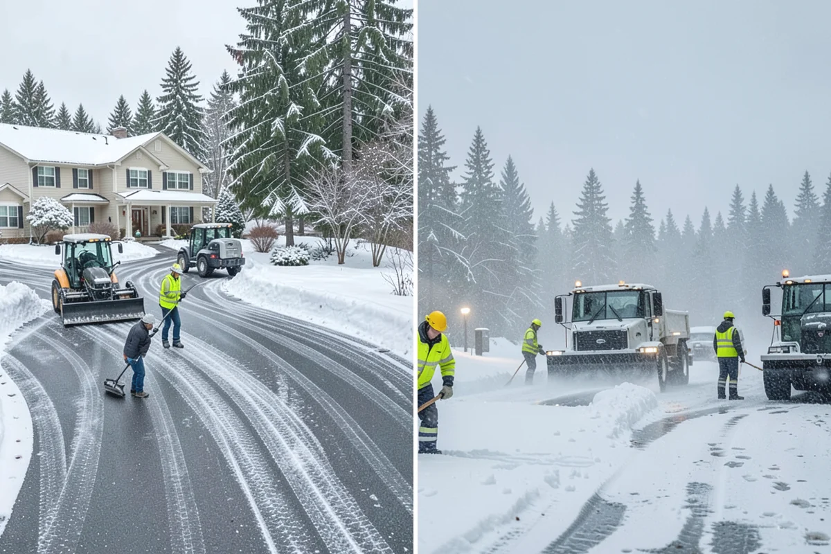 Snow Squall Response in Auburn, King County, WA - Watch convergence-zone and squall-line radar during unstable air masses