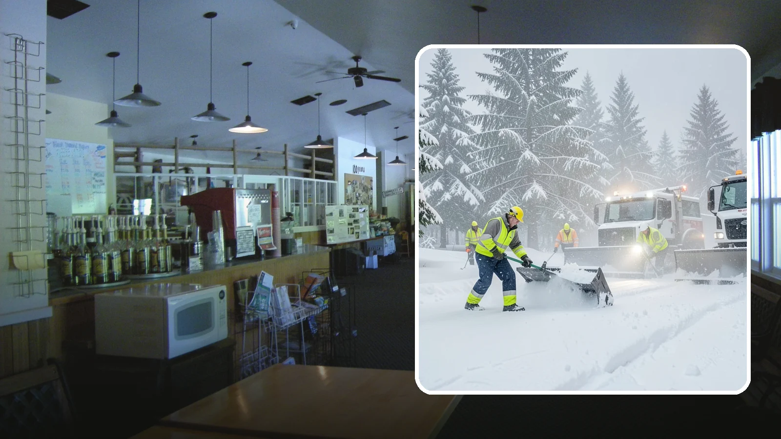 Snow Squall Response in Black Diamond, King County, WA - We respond to sudden, intense snow squalls that drop visibility and dump quick accumulation across your property.
