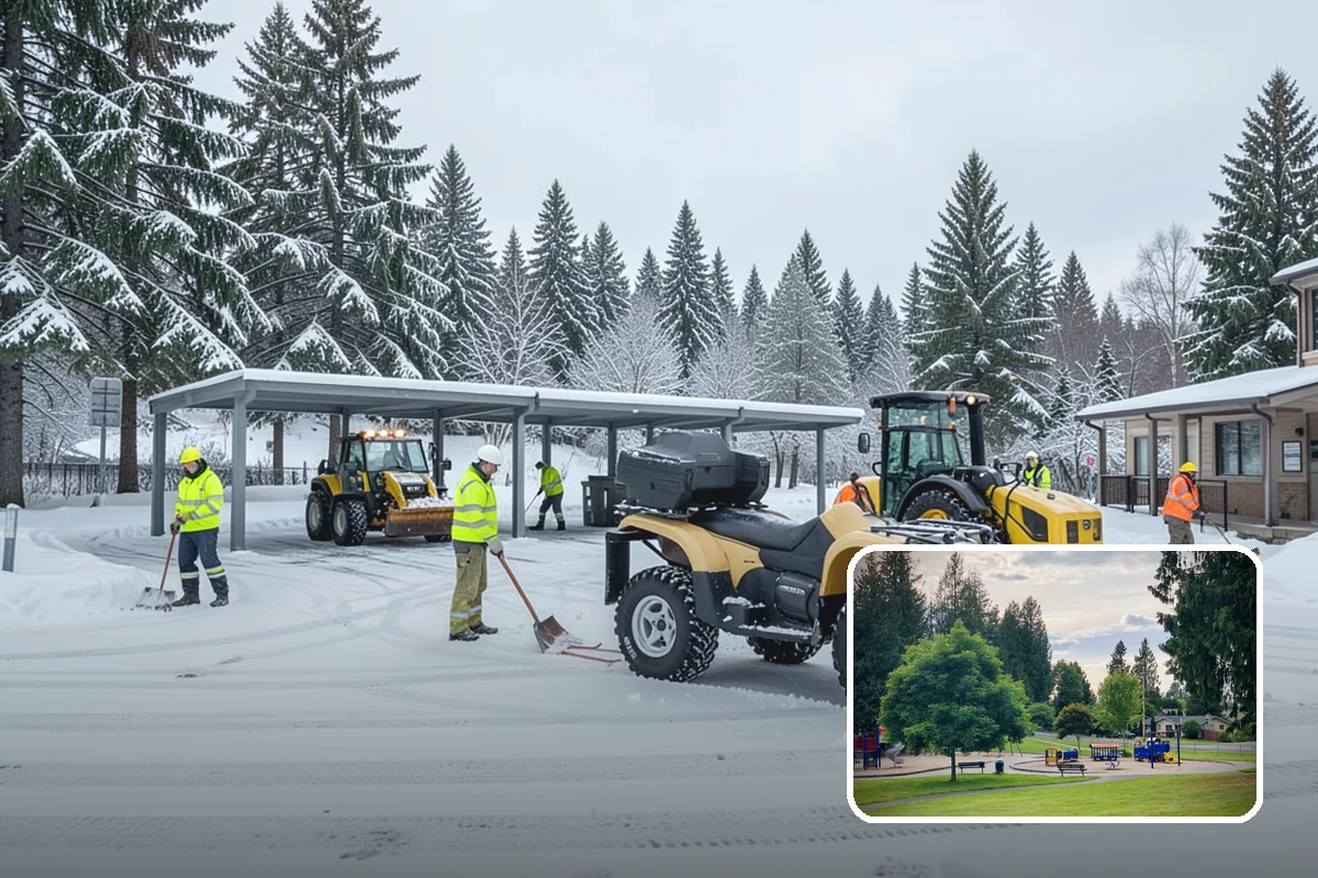 Snow Squall Response in Bonney Lake, Pierce County, WA - Standby readiness during convergence-zone squall alerts specific to our region