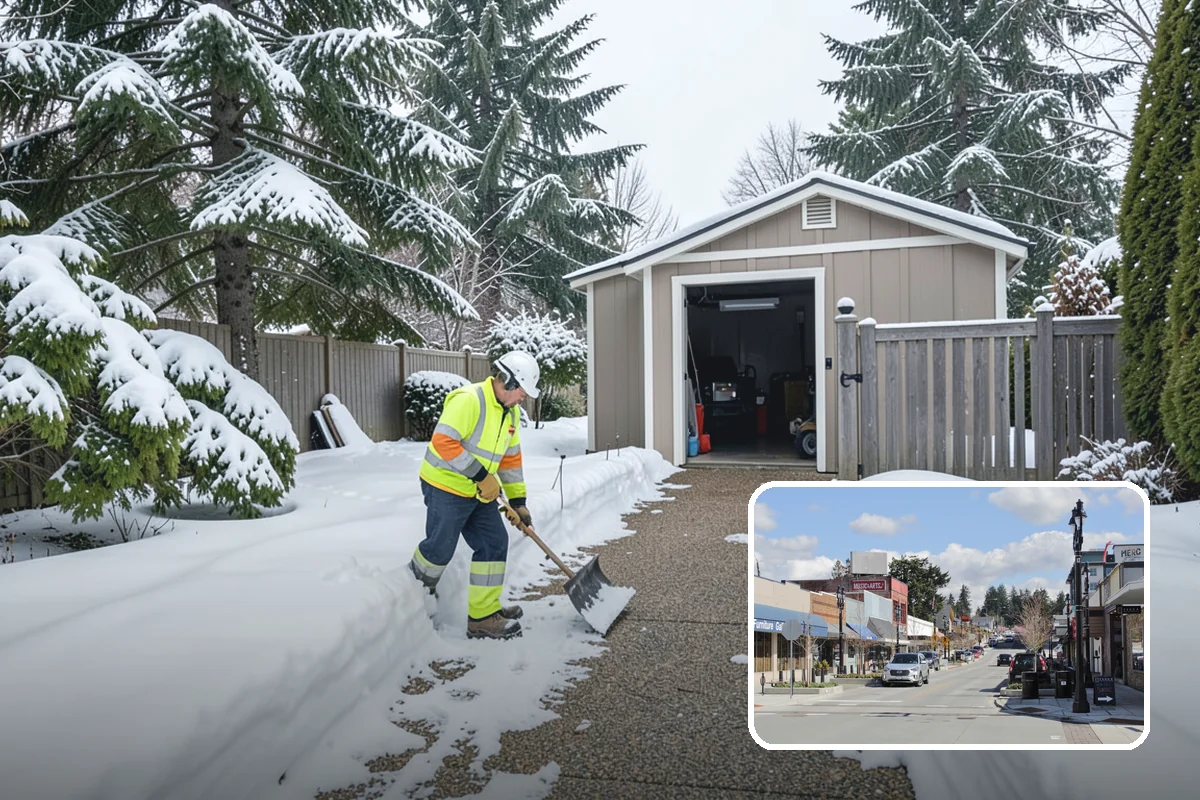 Snow Squall Response in Bothell, King County, WA - Standby readiness during convergence-zone squall alerts specific to our region