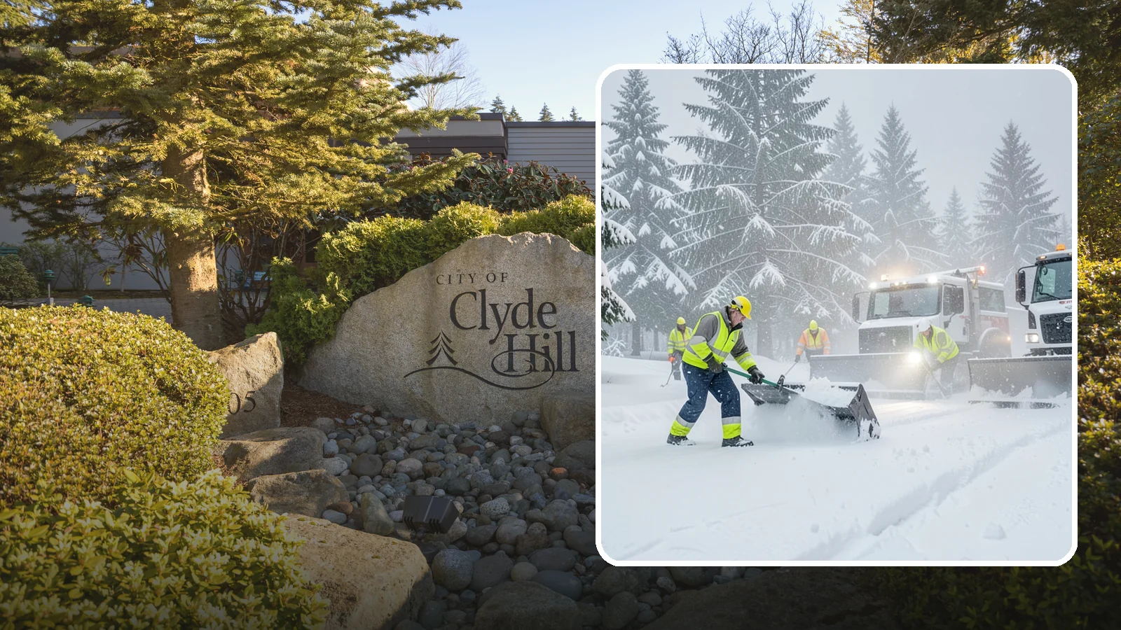 Snow Squall Response in Clyde Hill, King County, WA - We respond to sudden, intense snow squalls that drop visibility and dump quick accumulation across your property.