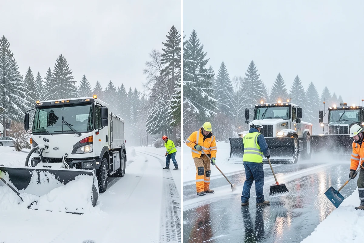 Snow Squall Response in Coupeville, Island County, WA - Watch convergence-zone and squall-line radar during unstable air masses