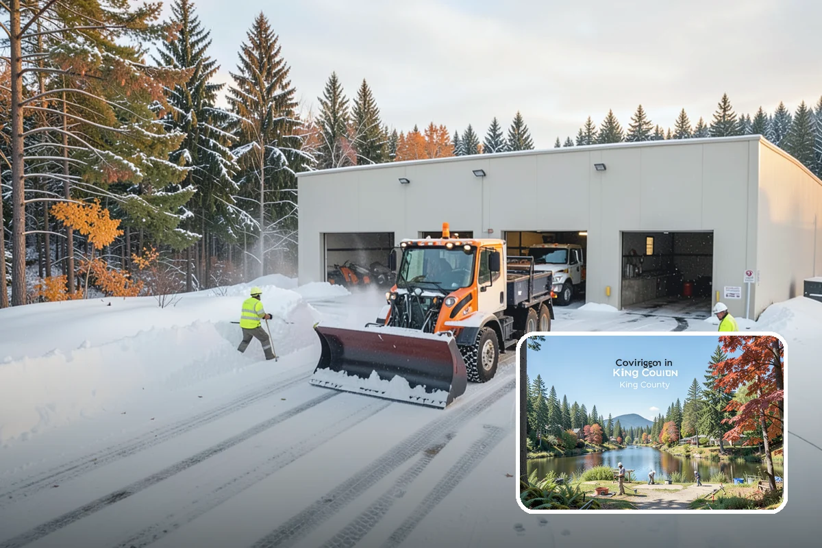 Snow Squall Response in Covington, King County, WA - Standby readiness during convergence-zone squall alerts specific to our region