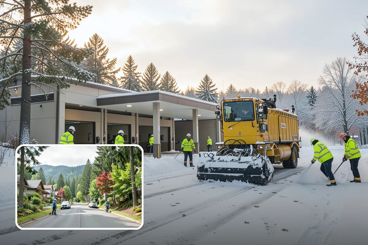 Snow Squall Response in Darrington, Snohomish County, WA - Standby readiness during convergence-zone squall alerts specific to our region
